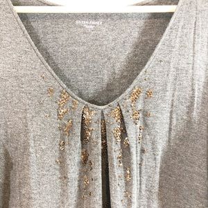 Eileen Fisher Tops - Eileen Fisher Beaded Jersey Tunic Dress Shirt L Eileen Fisher Tops - Eileen Fisher Beaded Jersey Tunic Dress Shirt L